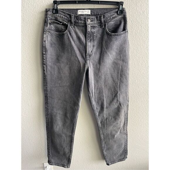 ❤️Abercrombie & Finch Mom High Rise Jeans Sz10L - Picture 4 of 6